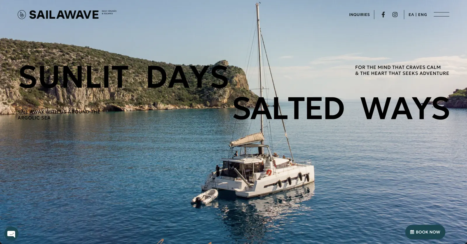 Sailawave — Κρουαζιέρες & Ιδιωτικές Εκδρομές με Καταμάραν στο Ναύπλιο