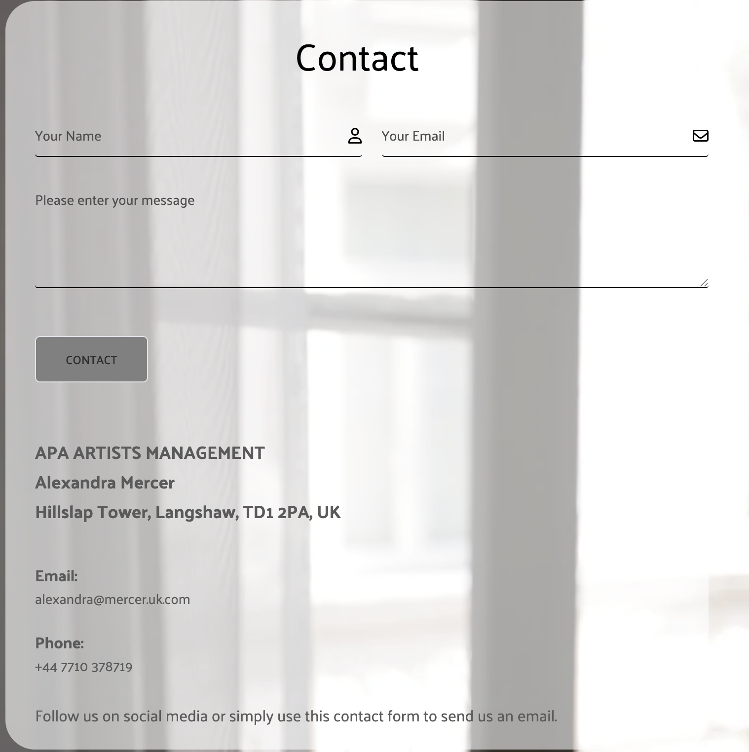 Nefelis Contact Form