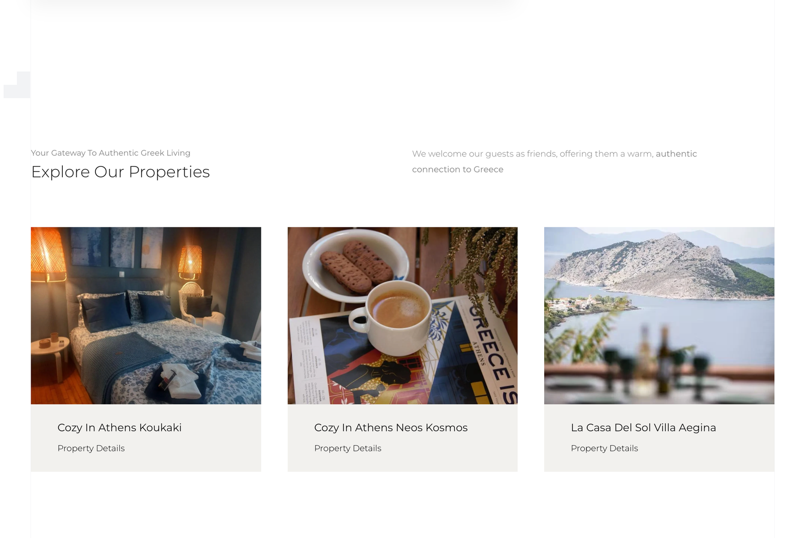 Escapes Properties