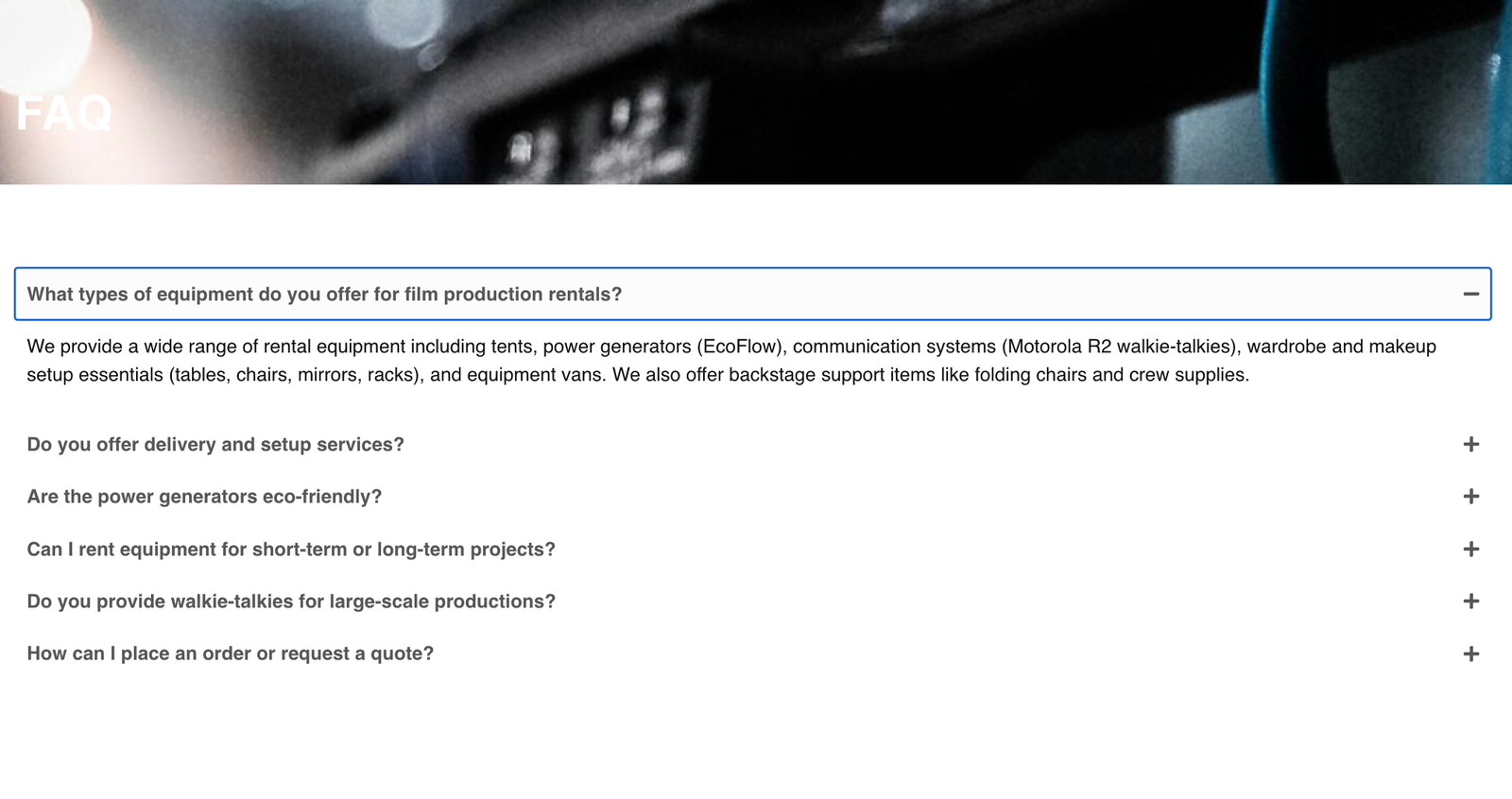 FAQ