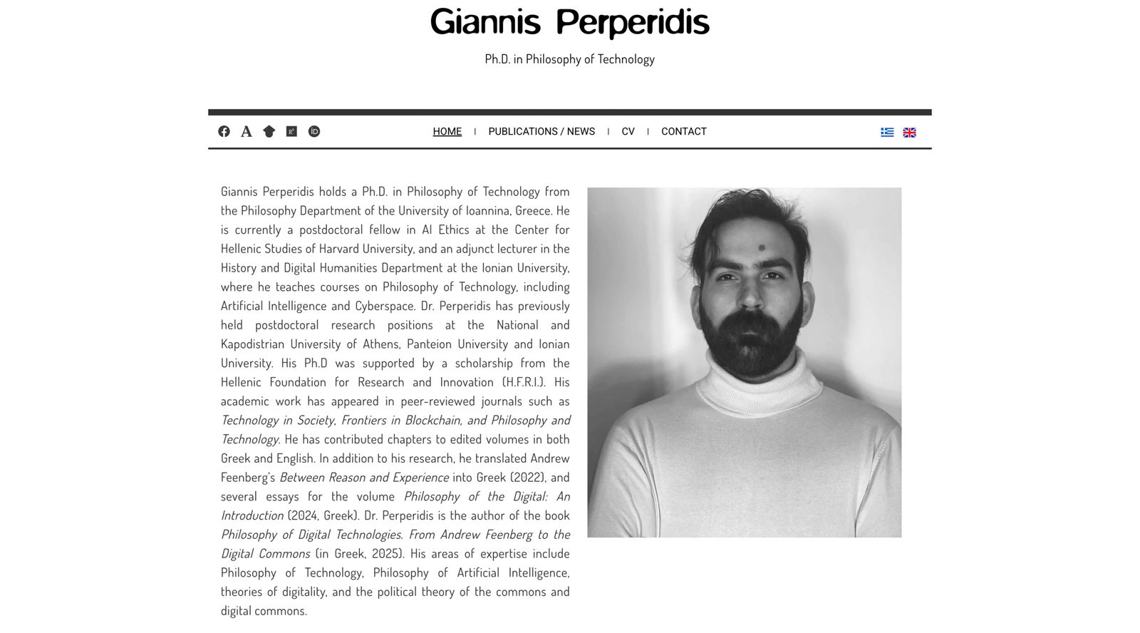 Giannis Perperidis HomePage