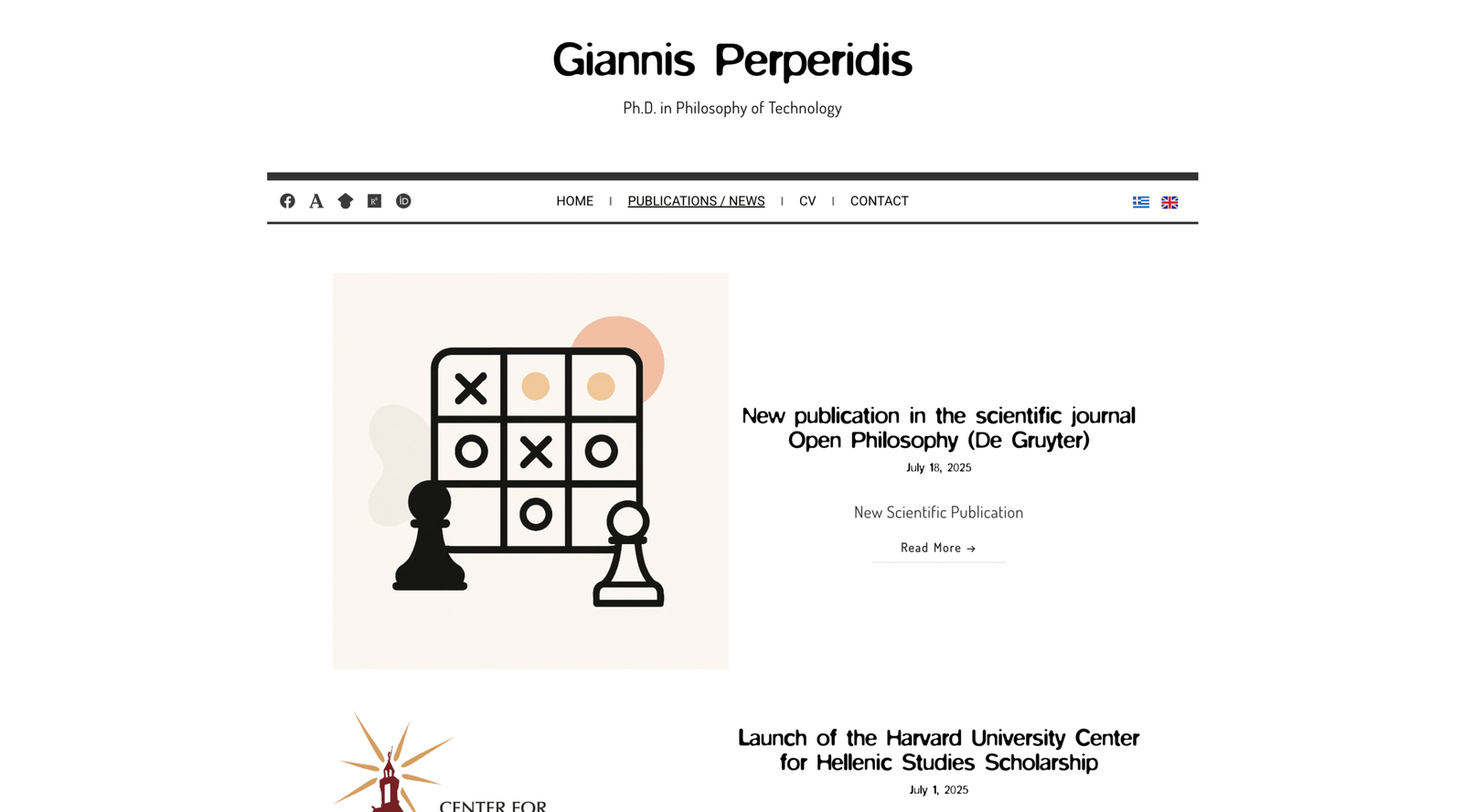 Giannis Perperidis Publications